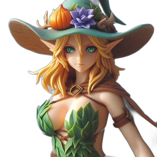 hat, staff, dress, crown transparent PNG cut-out