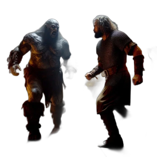 creature, mask, concept art, 3d render transparent PNG cut-out