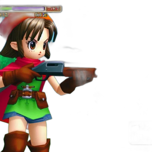 weapon, 3d render, pixel art, concept art transparent PNG cut-out