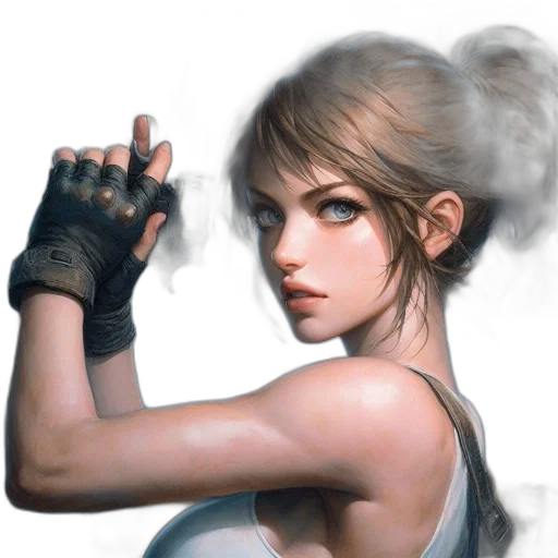 weapon, face, staff, concept art transparent PNG cut-out