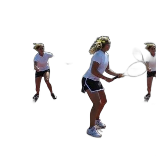 staff, two, women, playing transparent PNG cut-out