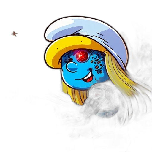 hat, face, hair, creature transparent PNG cut-out