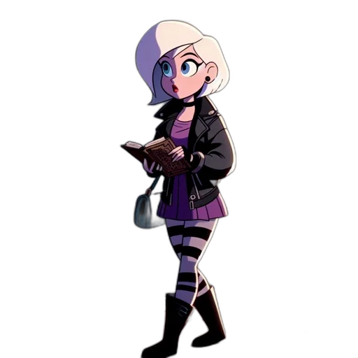 jacket, staff, dress, robot transparent PNG cut-out