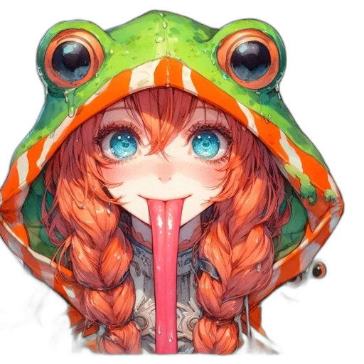 hat, dragon, creature, face transparent PNG cut-out