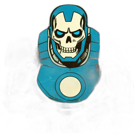 mask, jewelry, robot, comic book art transparent PNG cut-out