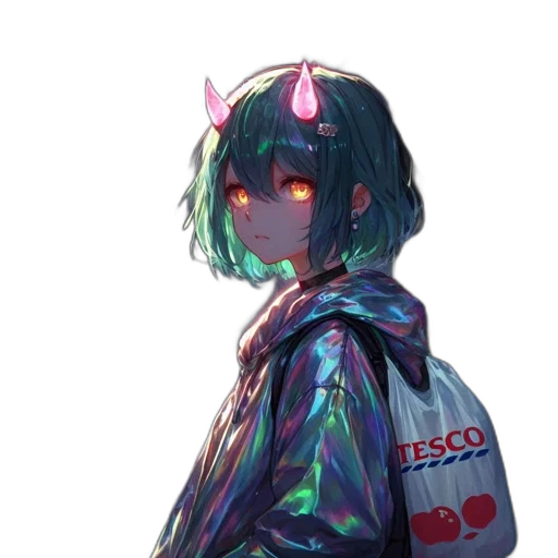 jacket, dress, mask, creature transparent PNG cut-out