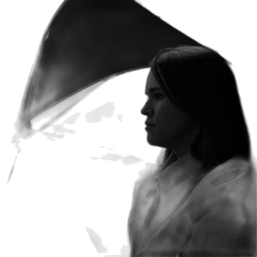 umbrella, face, mask, staff transparent PNG cut-out