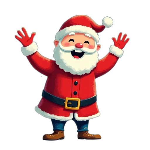 3d render, cartoon, guy, waving transparent PNG cut-out