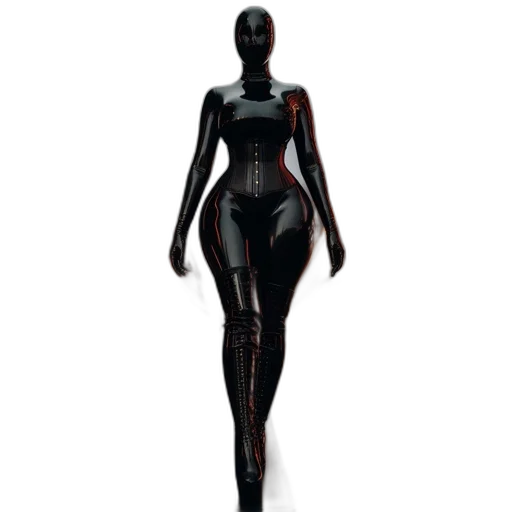 robot, dress, creature, 3d render transparent PNG cut-out