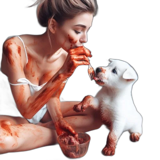 food, creature, animal, photorealistic transparent PNG cut-out