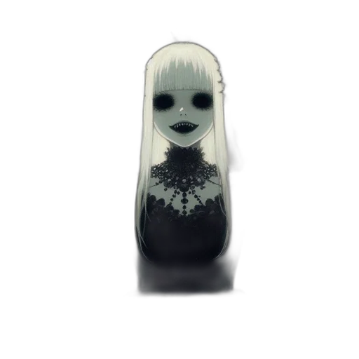 mask, bottle, creature, hair transparent PNG cut-out