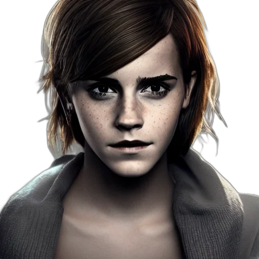 face, photorealistic, concept art, comic book art transparent PNG cut-out