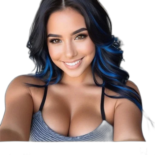 hair, face, dress, jewelry transparent PNG cut-out