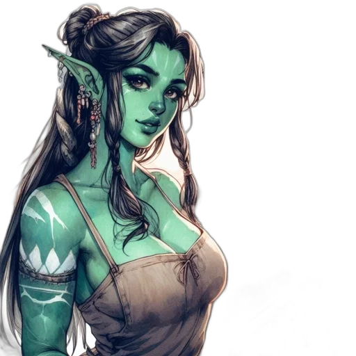 fantasy art, concept art, comic book art, pixel art transparent PNG cut-out