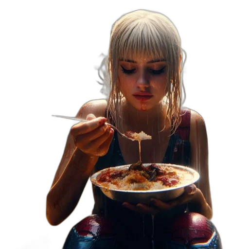 food, robot, jewelry, face transparent PNG cut-out