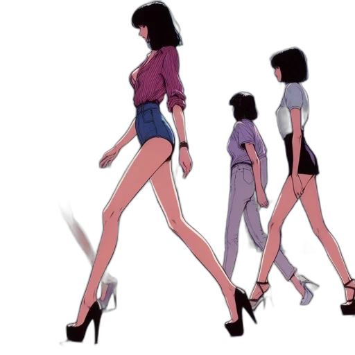 dress, concept art, comic book art, anime transparent PNG cut-out