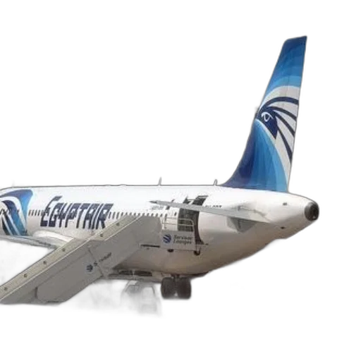 egyptair, airplane, parked, airport transparent PNG cut-out