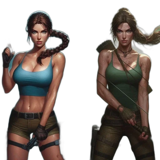concept art, fantasy art, comic book art, cyberpunk transparent PNG cut-out