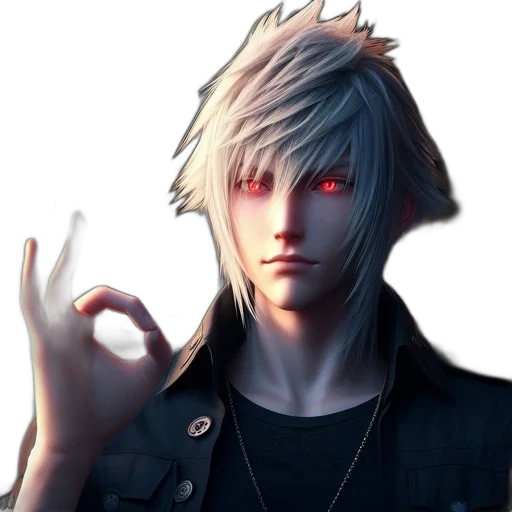 face, jacket, weapon, concept art transparent PNG cut-out