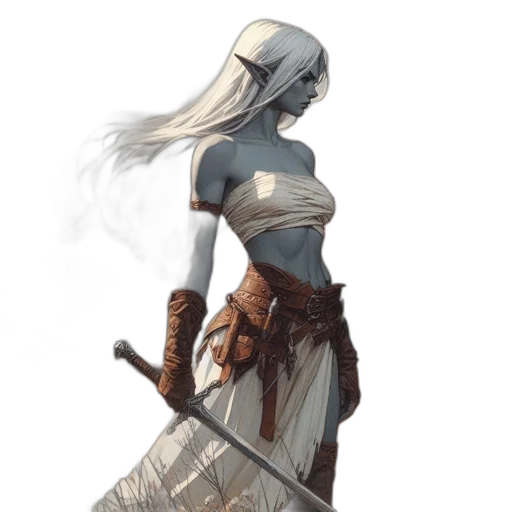 sword, staff, weapon, dress transparent PNG cut-out