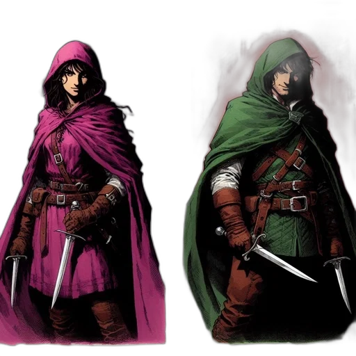 concept art, fantasy art, comic book art, pixel art transparent PNG cut-out