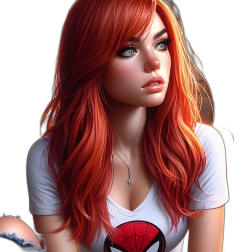 face, dress, jewelry, hair transparent PNG cut-out