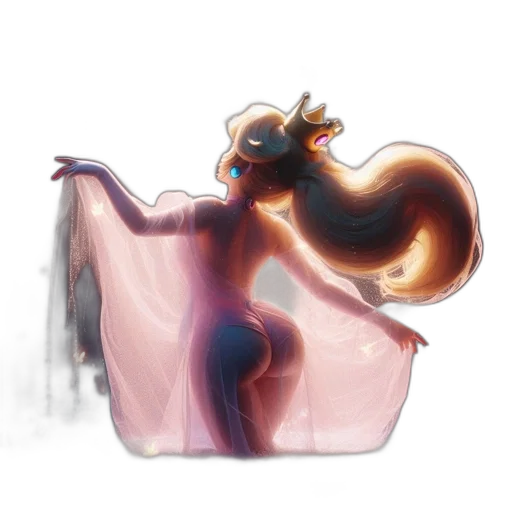 crown, dress, creature, dragon transparent PNG cut-out