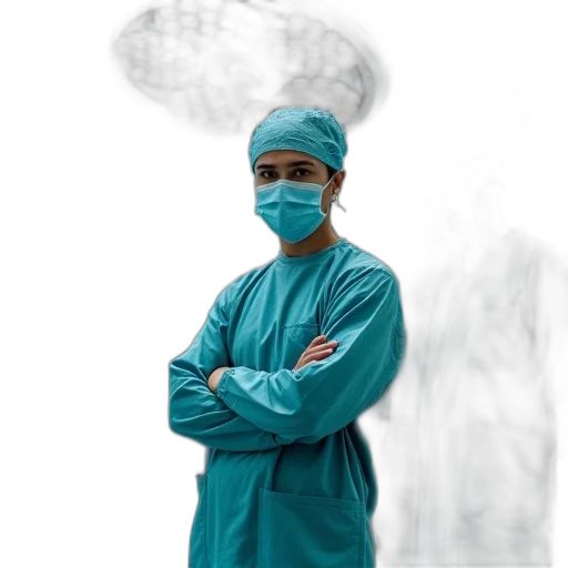 staff, mask, photorealistic, fog transparent PNG cut-out