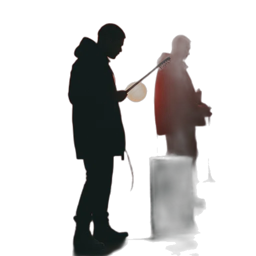 staff, jacket, weapon, umbrella transparent PNG cut-out