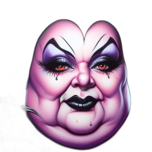 face, mask, creature, crown transparent PNG cut-out