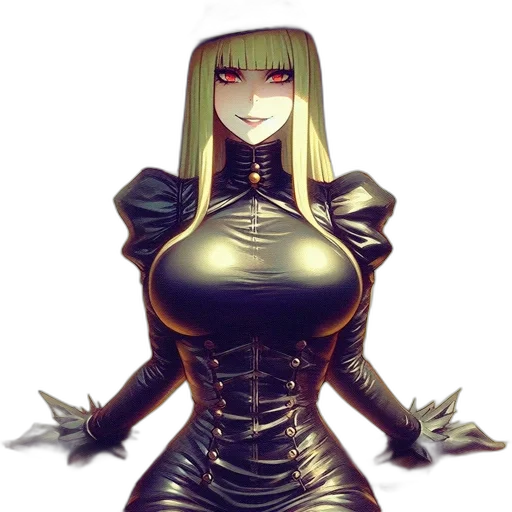 robot, dress, weapon, fantasy art transparent PNG cut-out
