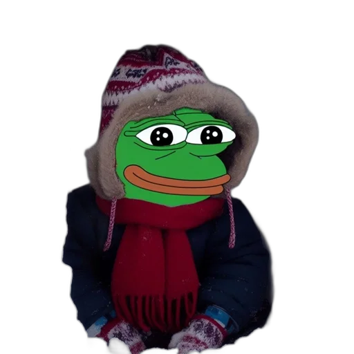 hat, jacket, face, creature transparent PNG cut-out