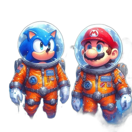 mask, concept art, 3d render, pixel art transparent PNG cut-out