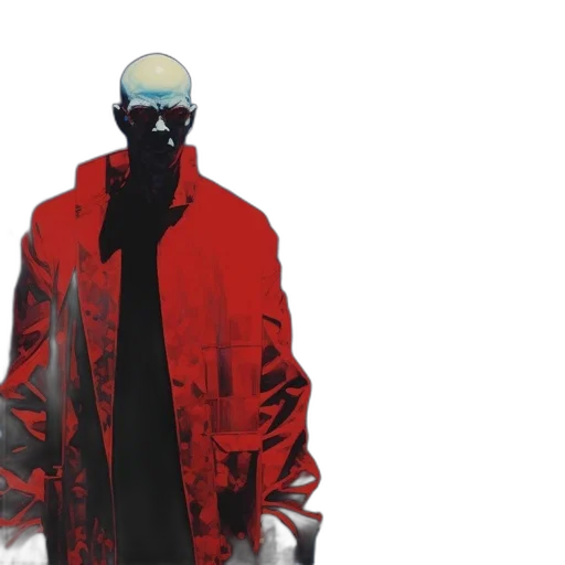 jacket, mask, face, concept art transparent PNG cut-out