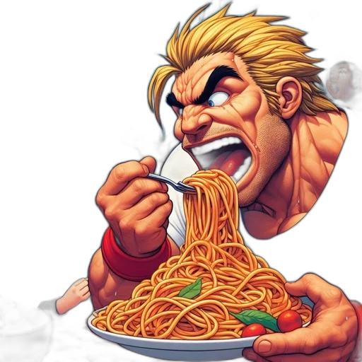 food, comic book art, concept art, pixel art transparent PNG cut-out