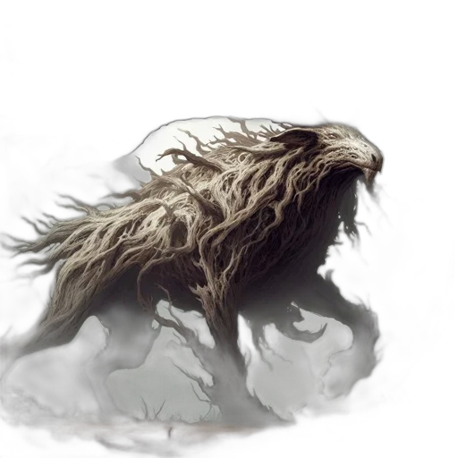 hair, creature, dragon, animal transparent PNG cut-out