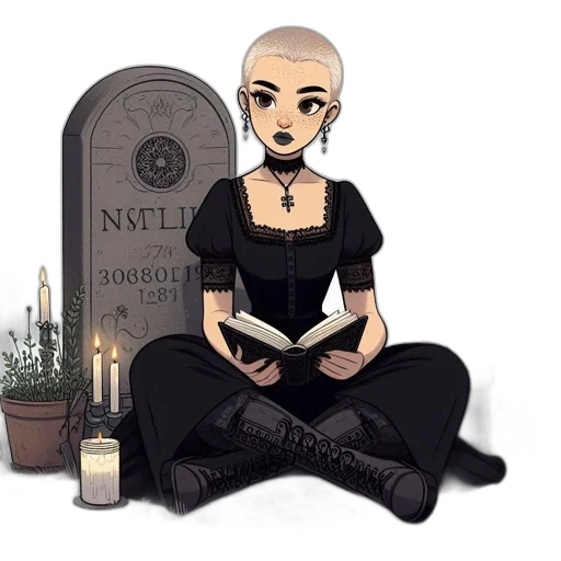 dress, fantasy art, pixel art, concept art transparent PNG cut-out