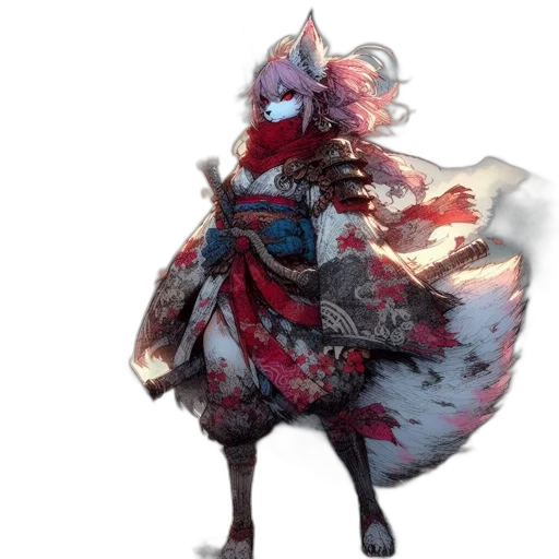 dragon, mask, creature, staff transparent PNG cut-out