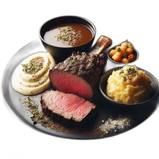 food, gourmet, meal, displayed transparent PNG cut-out