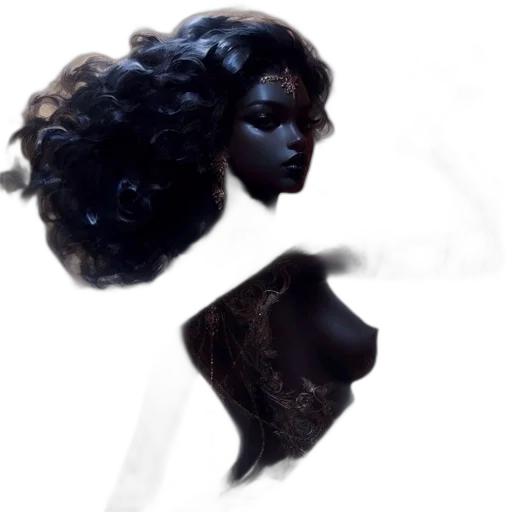 mask, hair, crown, face transparent PNG cut-out