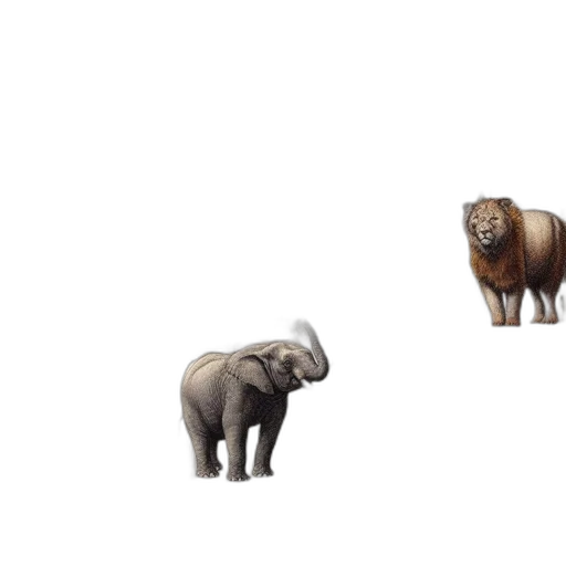 animal, furniture, creature, concept art transparent PNG cut-out