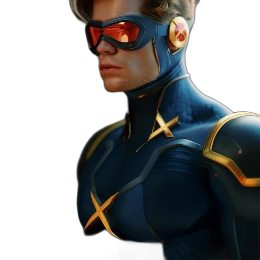 concept art, comic book art, 3d render, cyberpunk transparent PNG cut-out