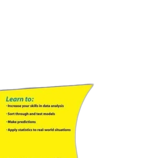 statistics, dummies, book, cover transparent PNG cut-out