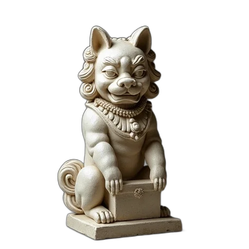 3d render, photorealistic, concept art, statue transparent PNG cut-out