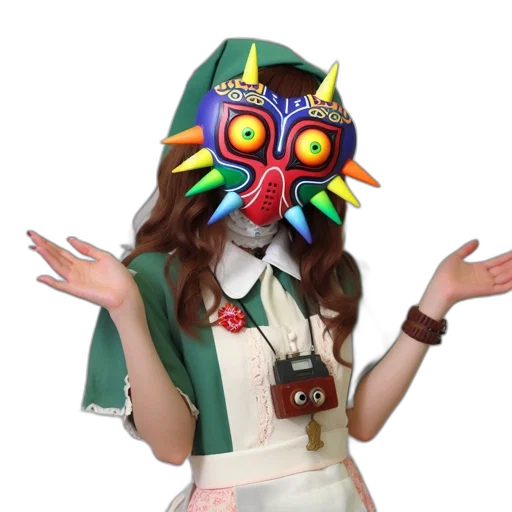 mask, creature, robot, face transparent PNG cut-out