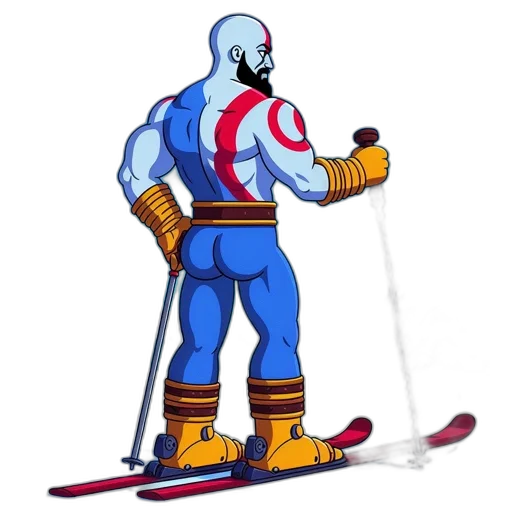robot, staff, concept art, cartoon transparent PNG cut-out