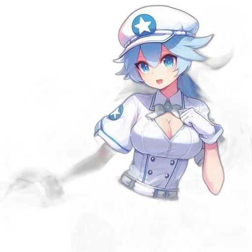 staff, dress, hat, robot transparent PNG cut-out