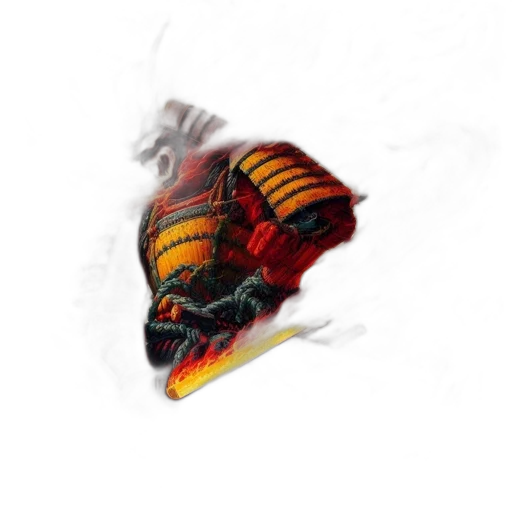 mask, dragon, shoes, weapon transparent PNG cut-out