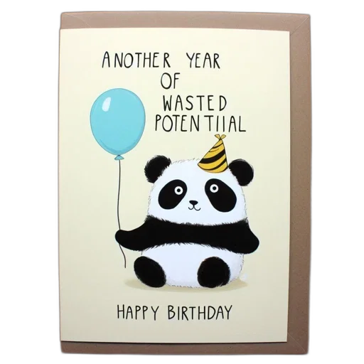 illustration, panda, wearing, party transparent PNG cut-out