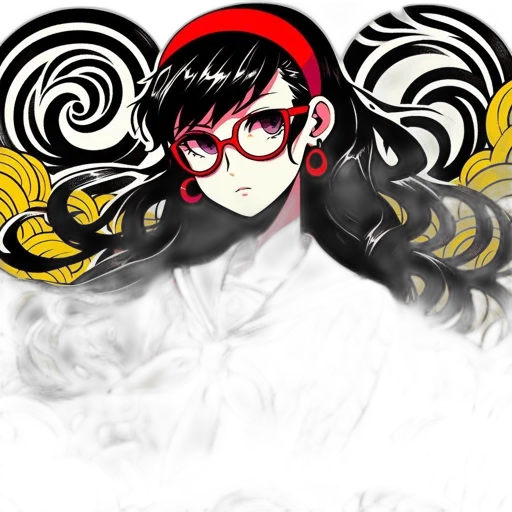 mask, staff, anime, fantasy art transparent PNG cut-out